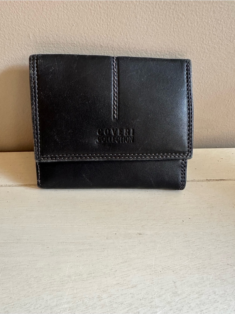 Black Leather Men's Wallet
